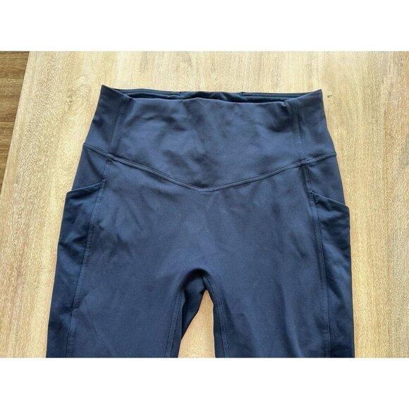 Lululemon All the Right Places High-Rise Crop 23" Navy Size 8 No Front Seam - Picture 4 of 7